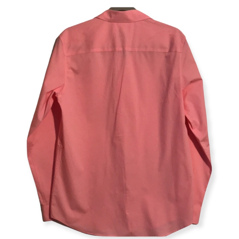 NWOT Calvin Klein Pink Checkered Dress Shirt - Picture 2 of 4